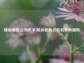 煤炭销售公司名字,煤炭销售公司名字有哪些