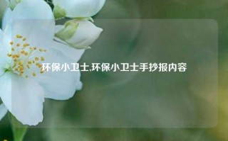 环保小卫士,环保小卫士手抄报内容