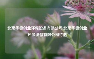 北京华德创业环保设备有限公司,北京华德创业环保设备有限公司待遇