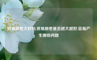 贸易顺差大好吗,贸易顺差是否越大越好,容易产生哪些问题